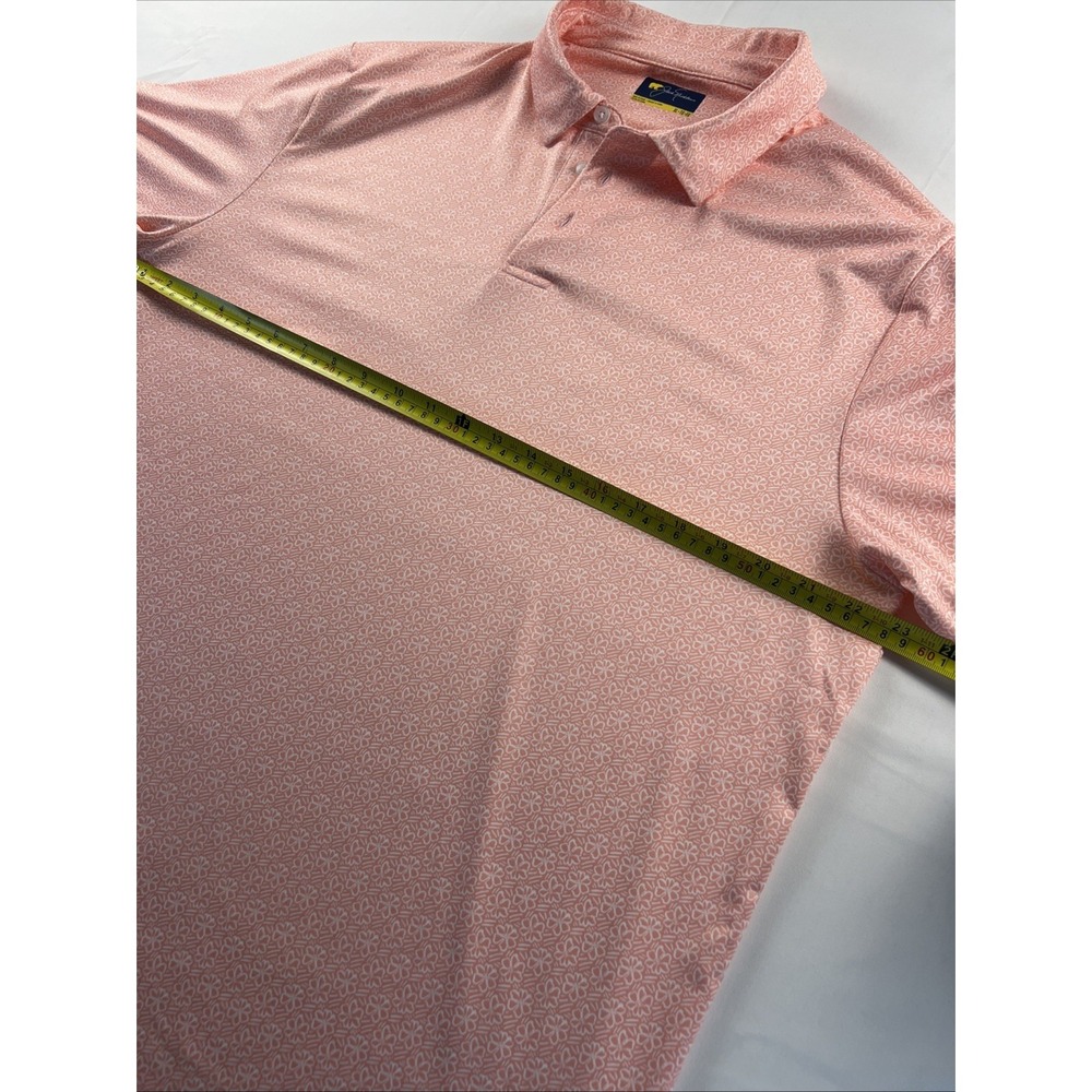 Jack Nicklaus Men's Golf Polo Shirt Performance Salmon Size XL - Picture 4 of 7